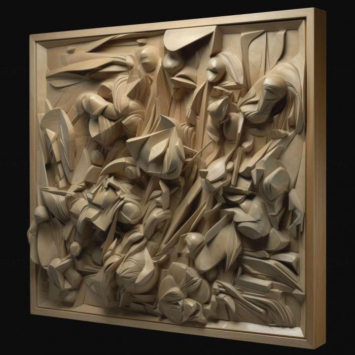 نموذج ثلاثي الأبعاد لآلة CNC 3D Art 